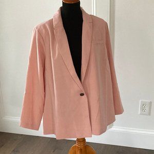 Pink JustFab Jacket Plus size Fashion  blazer
